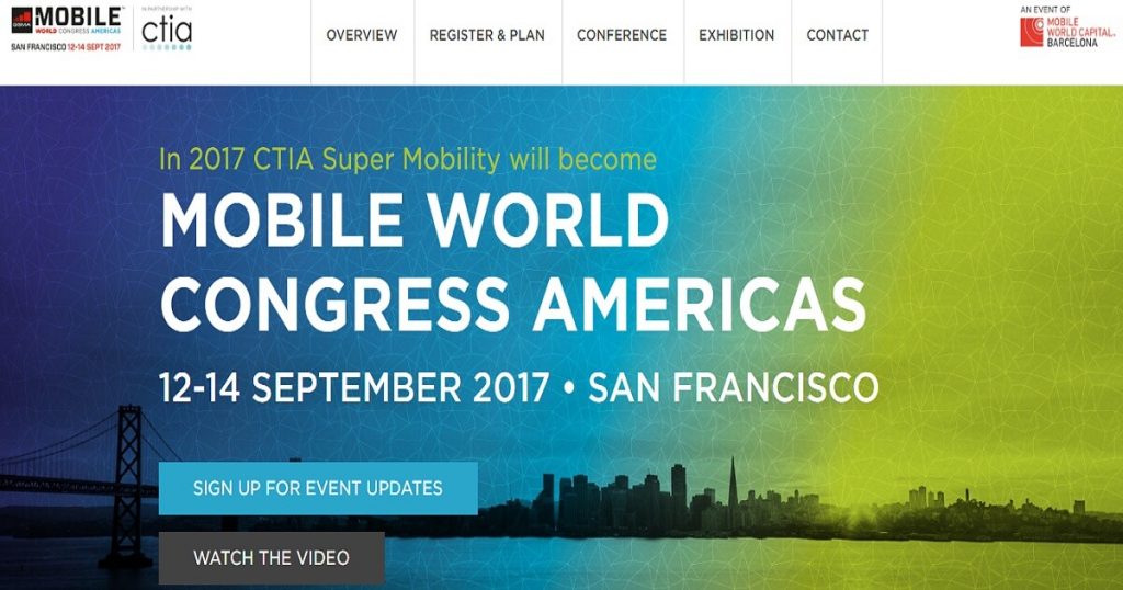 Mobile World Congress Americas en California el próximo septiembre