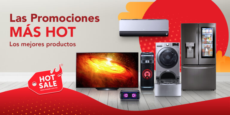 En este HOT SALE 2020 encuentra descuentos de hasta el 65% y lanzamientos exclusivos de LG Electronics